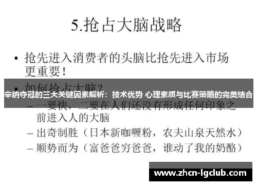 辛纳夺冠的三大关键因素解析：技术优势 心理素质与比赛策略的完美结合
